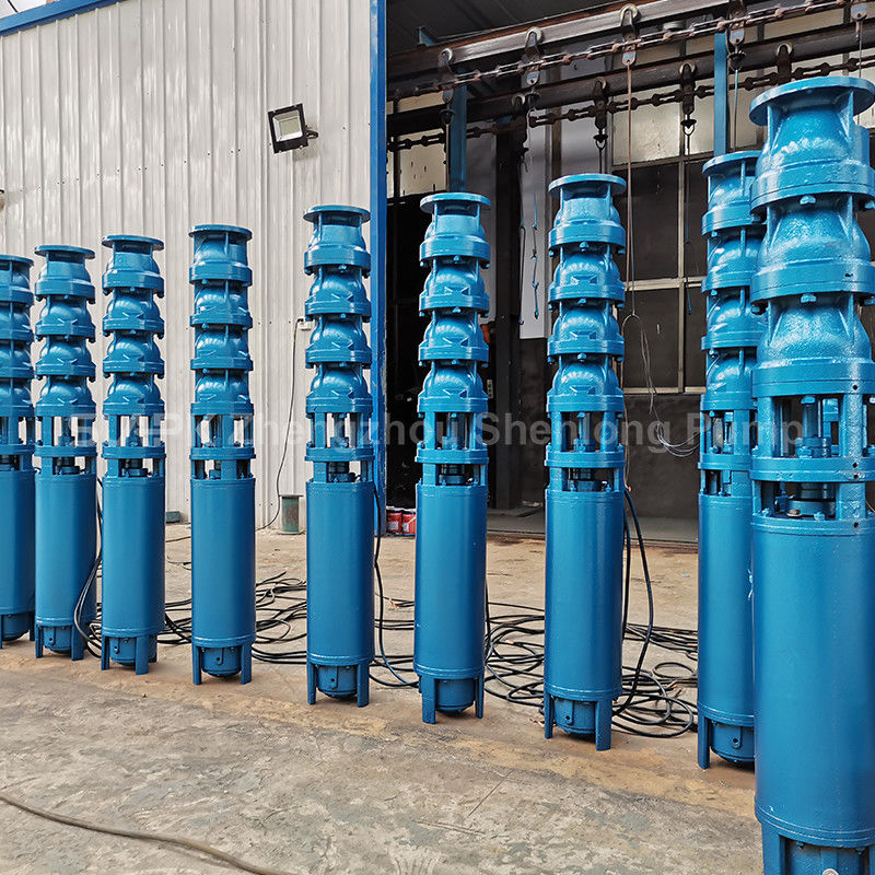 300QJ150-450/13 Diepwaterput onderwaterpomp met 450 m kop 150 m3/h Stroom en multistage centrifuge ontwerp