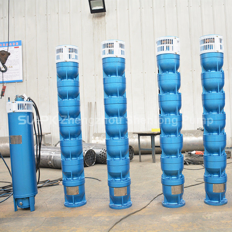 22kW Gietijzeren Meertraps Dompelpomp voor Diepe Putten voor Hoge Waterafvoer