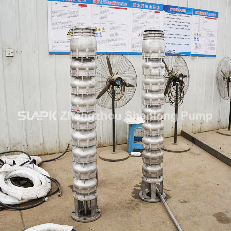 Onderwaterpomp met grote stroom van roestvrij staal 30 meter hoofd geschikt voor mijnbouw afwatering