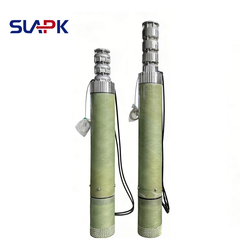 Vertical Stainless Steel Submersible Pump Including Machinery Seal Pump and Flow Rate 5m3h to 2500m3h Designed for Water Pumping