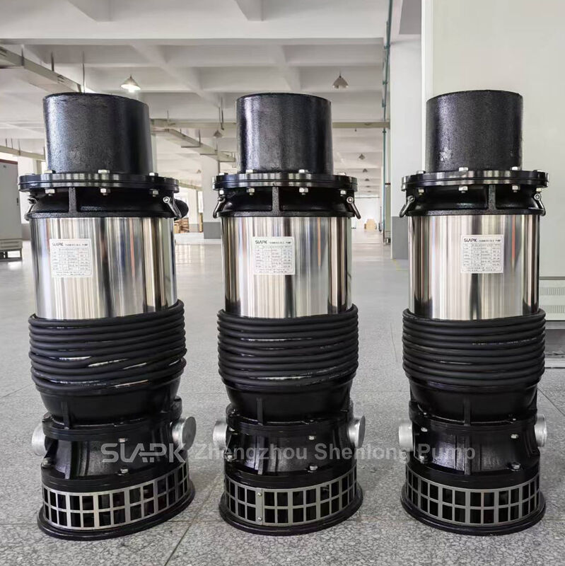 Draagbare 510 m³/u drainagepomp met hoog debiet en uitlaat met grote diameter DN150-DN300mm voor aquacultuur en irrigatie