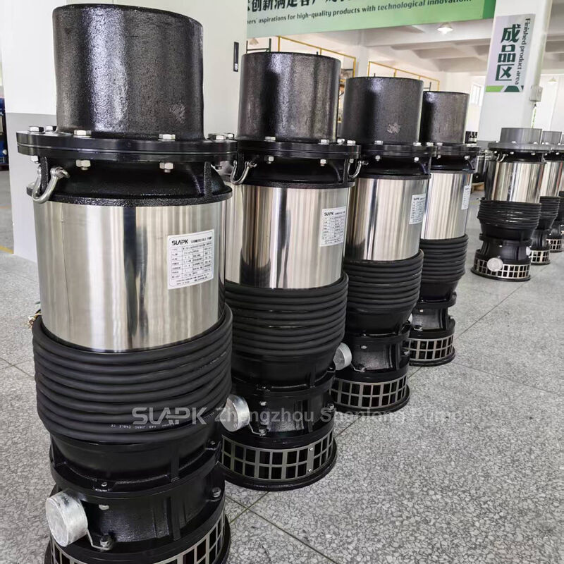 Draagbare 510 m³/u drainagepomp met hoog debiet en uitlaat met grote diameter DN150-DN300mm voor aquacultuur en irrigatie