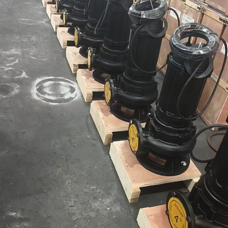 100WQ80-20-7.5kW Dompelpomp voor rioolwater met 80m³/u debiet, 20m opvoerhoogte en 7.5kW motor voor afvalwaterafvoer