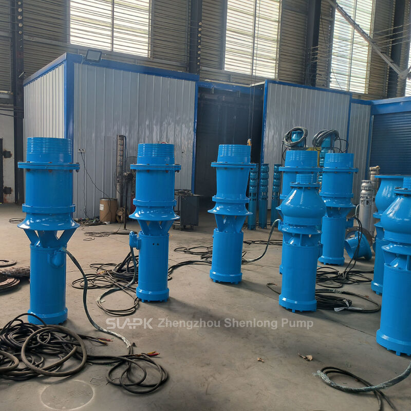 QSZ en QSH Hogedebiet Dompelpompen met Axiale en Gemengde Stroming met 260-2.880 m³/u Debiet en 7,5-55 kW Vermogen