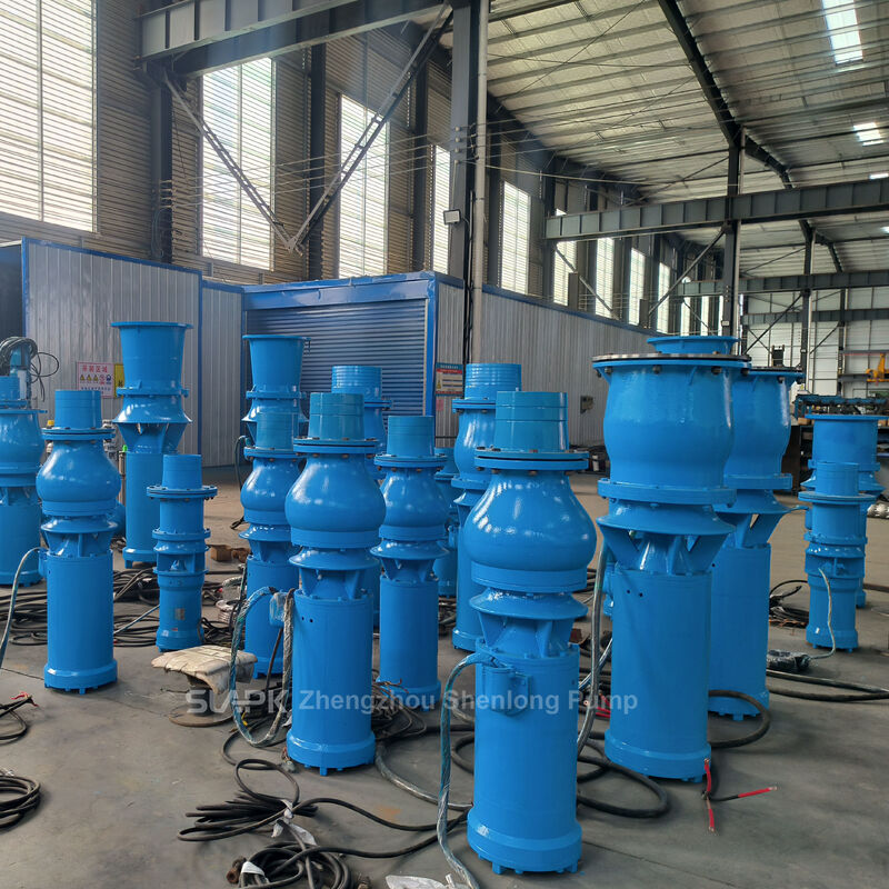 QSZ en QSH Hogedebiet Dompelpompen met Axiale en Gemengde Stroming met 260-2.880 m³/u Debiet en 7,5-55 kW Vermogen