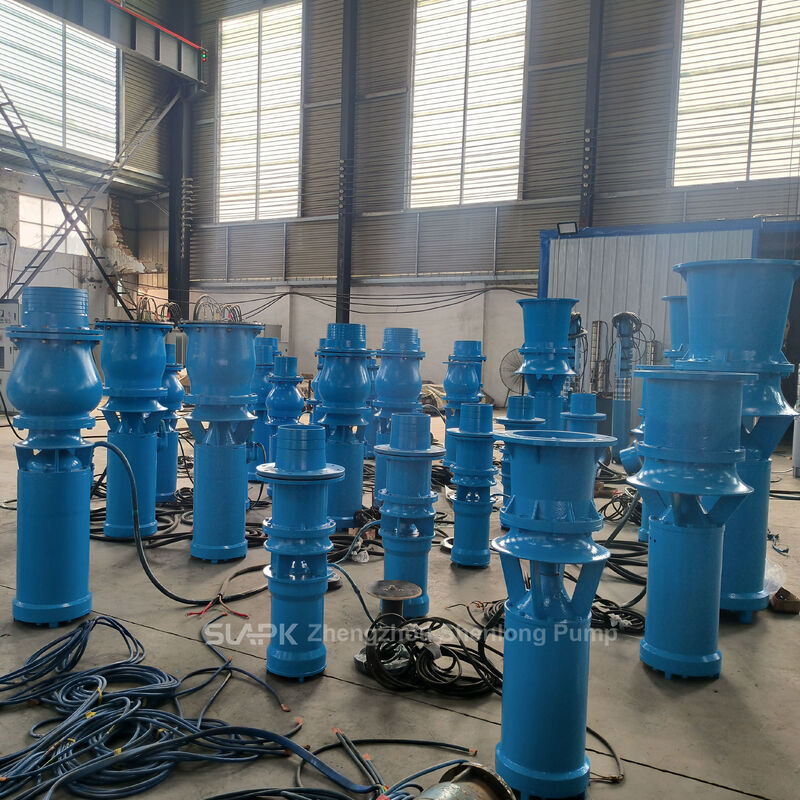 QSZ en QSH Hogedebiet Dompelpompen met Axiale en Gemengde Stroming met 260-2.880 m³/u Debiet en 7,5-55 kW Vermogen