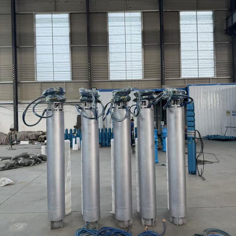 75 kW onderwater zeewaterpomp van roestvrij staal met een doorstroming van 300 m3/uur voor diepe putten