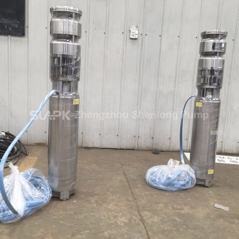 55 kW onderwaterputpomp van roestvrij staal met een doorstroming van 40 m3/h voor diepe puttoepassingen
