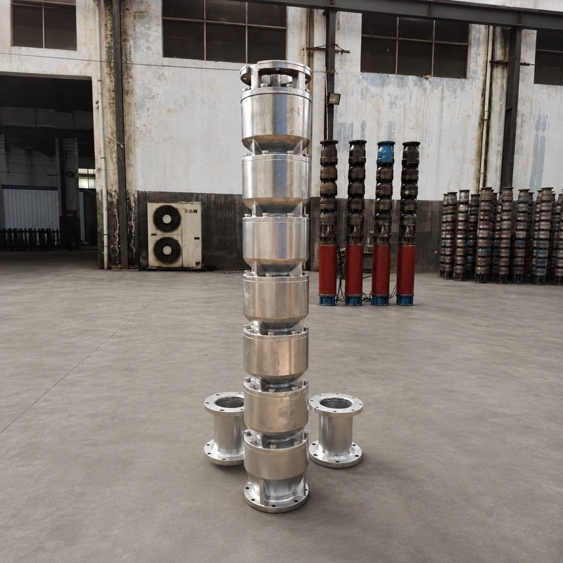 200QJH150-150-110kW Roestvrij staal diepteputpomp Hoogstroompomp voor diepe putten en ingenieurswatersystemen