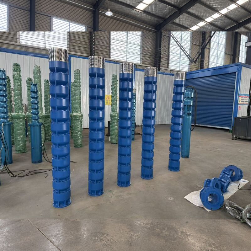 300 kW hoogspanningsonderwaterpomp voor het ontwateren van bauxietmijnen met roestvrijstalen impellers