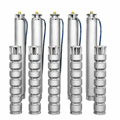6 inch duplex roestvrij staal 2205 diep put onderwater pomp met 15 m3/h stroom en 180m hoofd