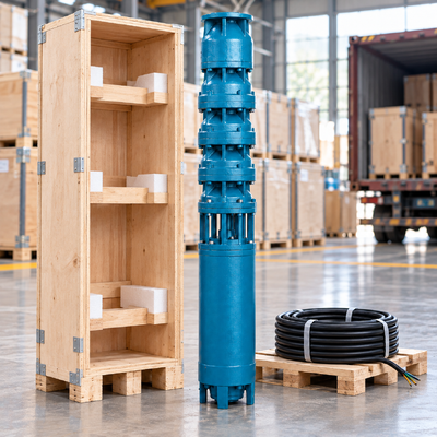 45kW Dompelpomp voor Diepe Put, 46–54 m³/u, 165–225 m Opvoerhoogte