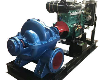 Grote capaciteit horizontale centrifugale splitsing waterpomp aandrijft dieselmotor