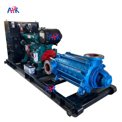 SS316L 280m3/H Horizontale oppervlakte gemonteerde meerstadiumcentrifuge waterpomp