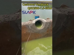 QSZ2500-7.5-65kw, QSZ serie axiale stroom onderwaterpomp klant praktische feedback